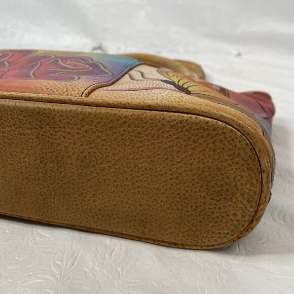 Anuschka Hand Painted Leather Shoulder Bag - Picture 9 of 16